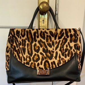 Kate spade Miro Street Satchel leopard print